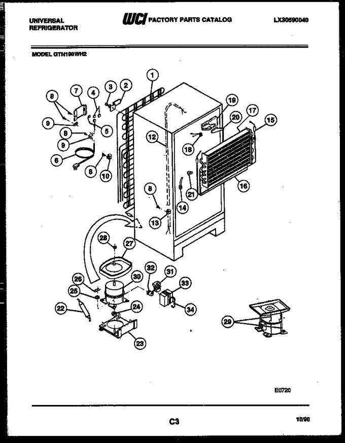Diagram for GTN198WH2-45