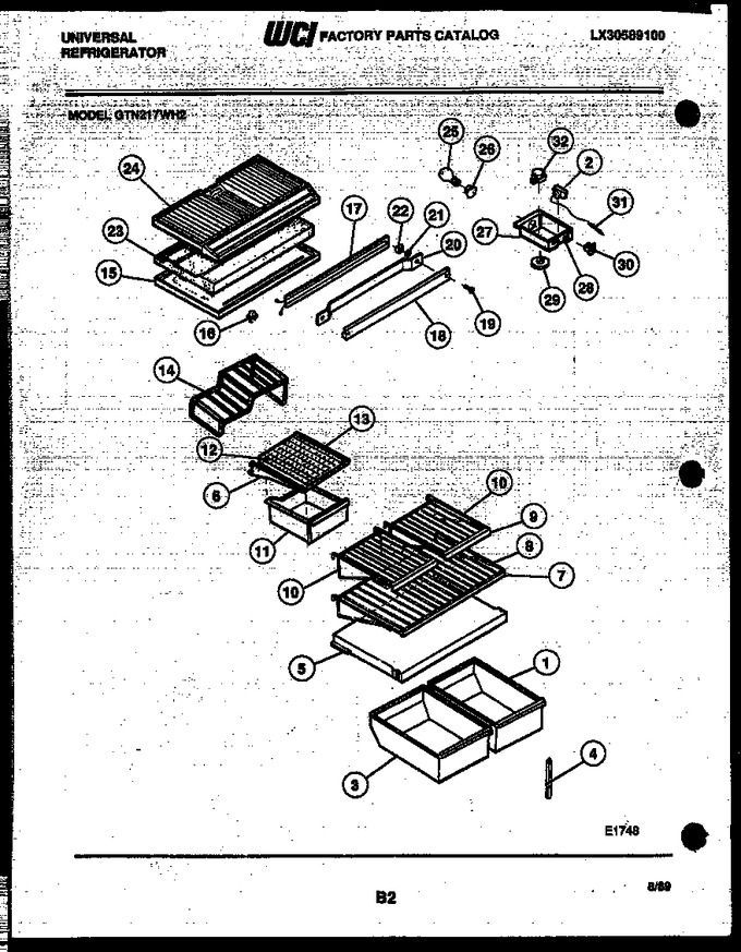 Diagram for GTN217WHE2