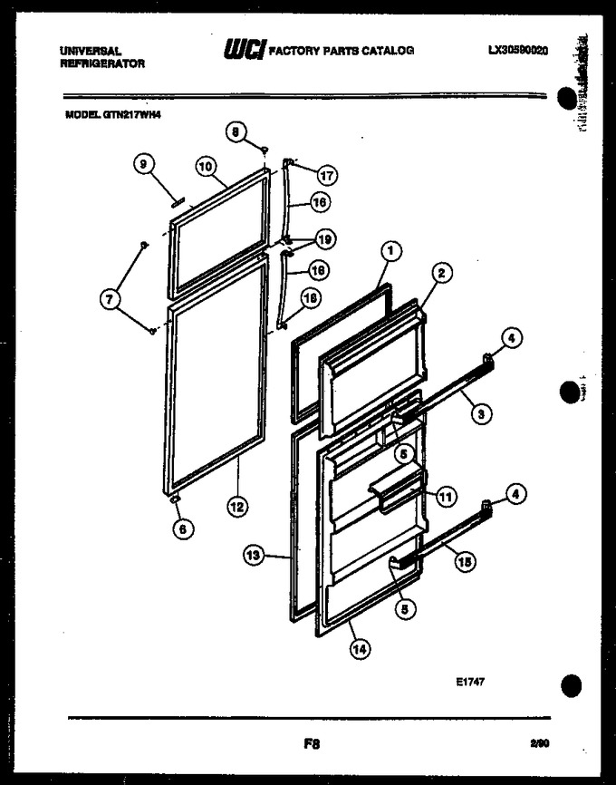Diagram for GTN217WHD4