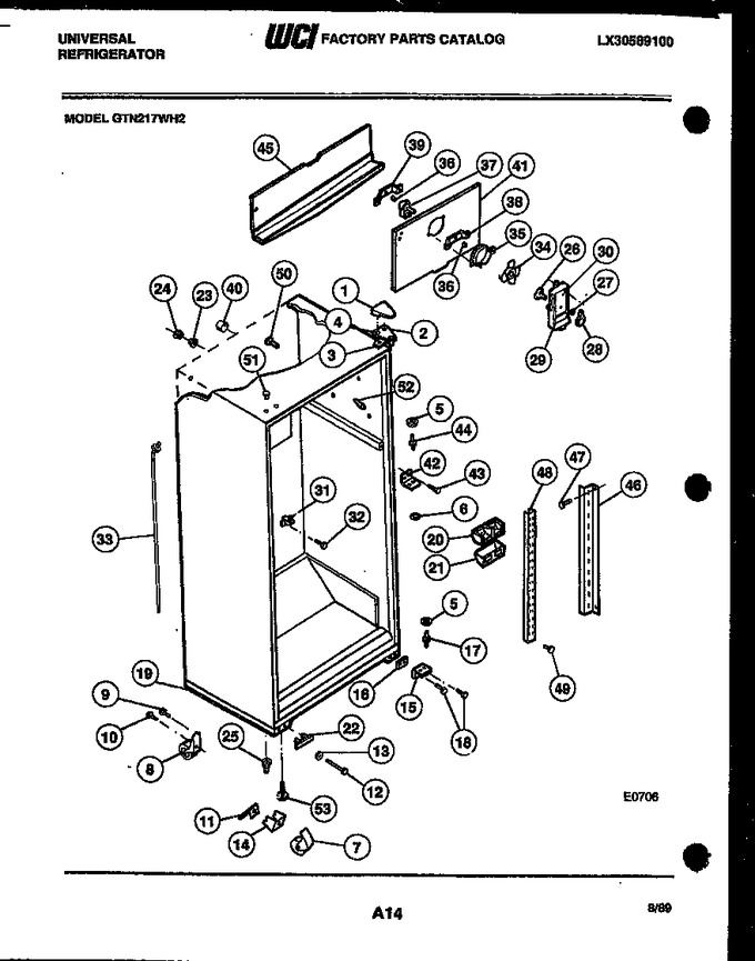 Diagram for GTN217WHH2