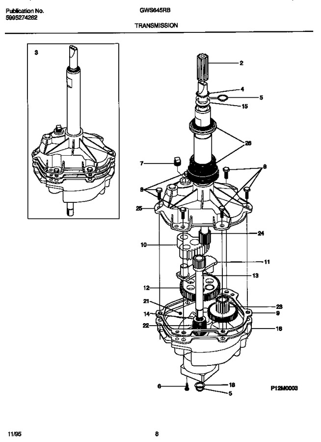 Diagram for GWS645RBS2