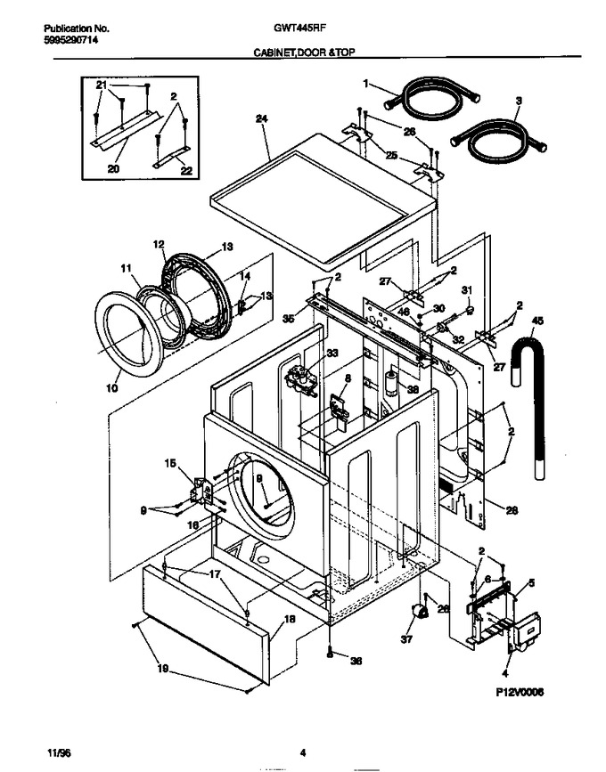 Diagram for GWT445RFS0