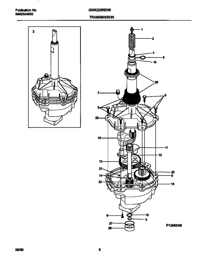 Diagram for GWX223REW0
