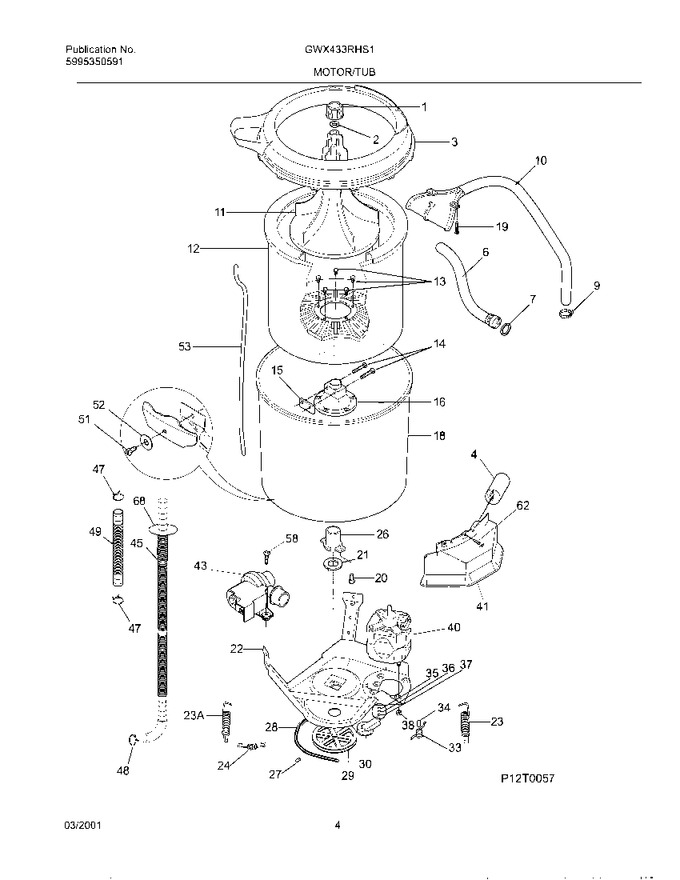 Diagram for GWX433RHS1