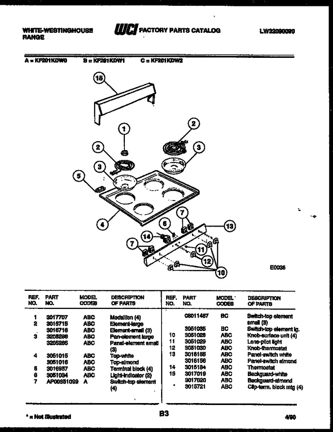 Diagram for KF201KDW0