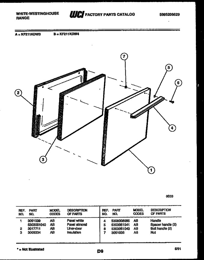 Diagram for KF211KDW3