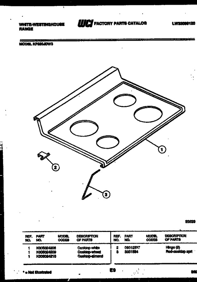 Diagram for KF320JDW3