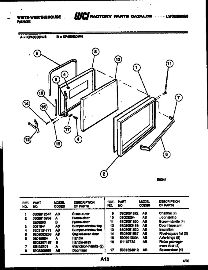 Diagram for KF400GDW3