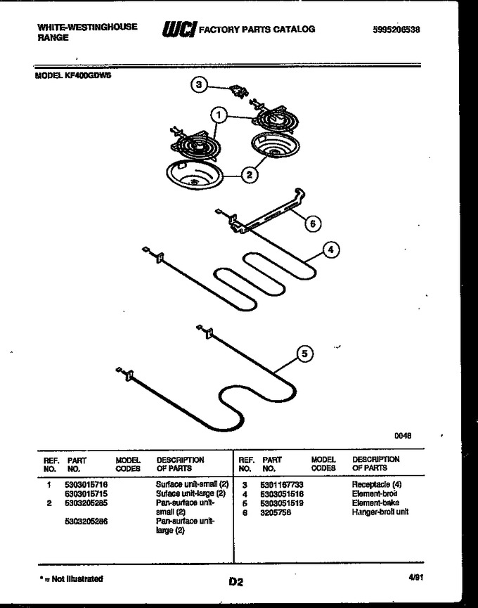 Diagram for KF400GDW6