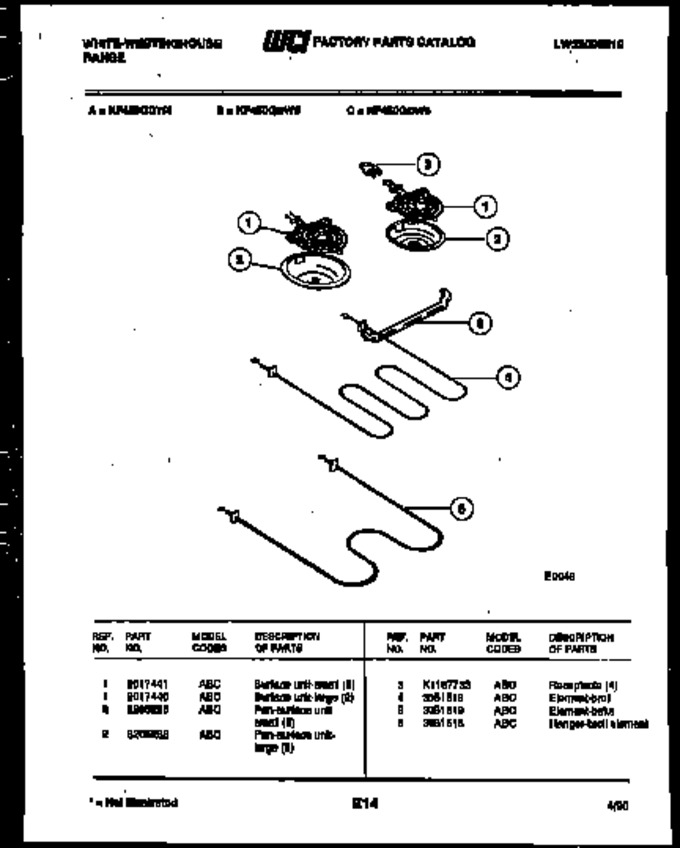 Diagram for KF450GDF4