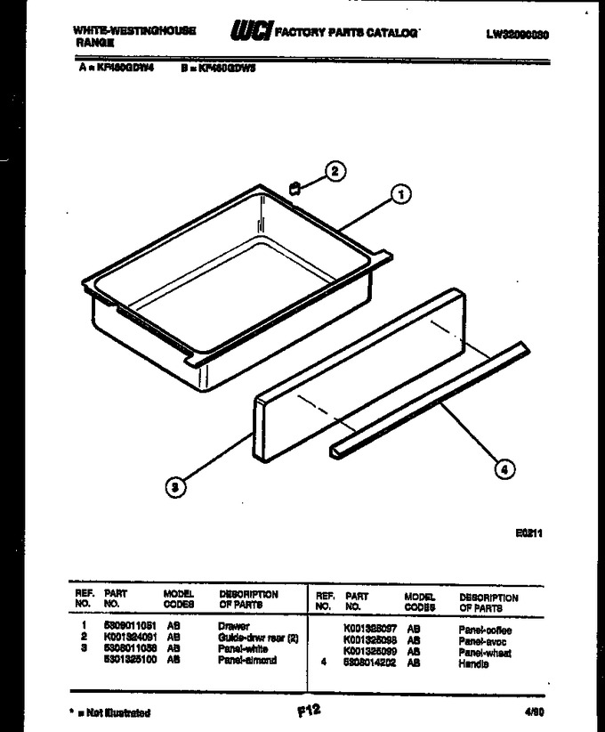 Diagram for KF460GDH5