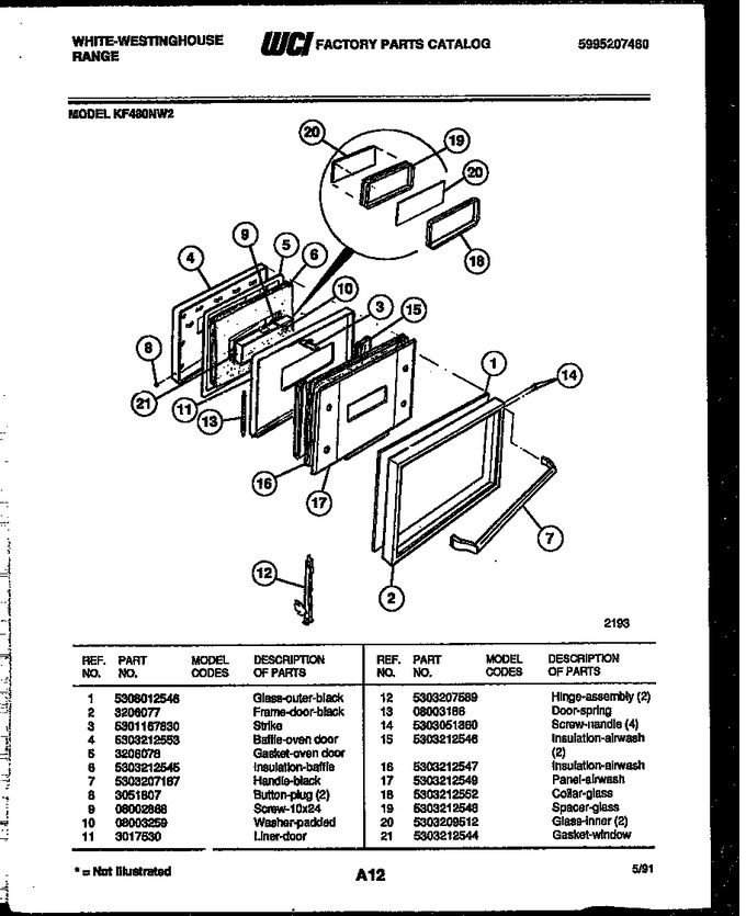 Diagram for KF480NW2