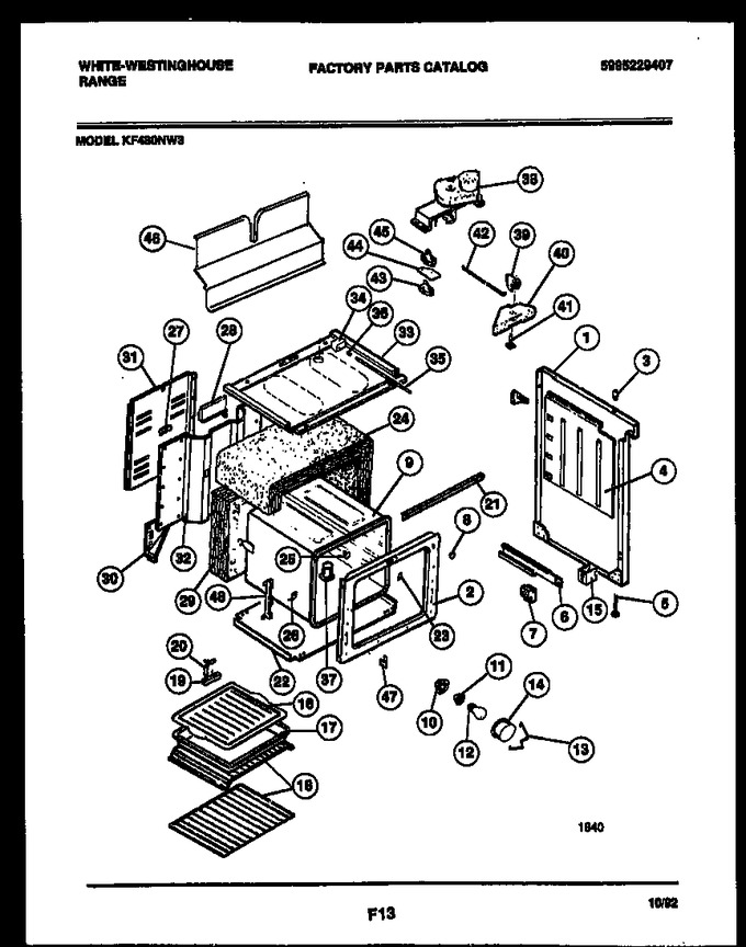 Diagram for KF480NW3