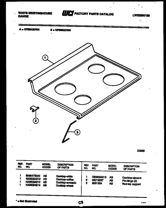 Diagram for KF560GDW4