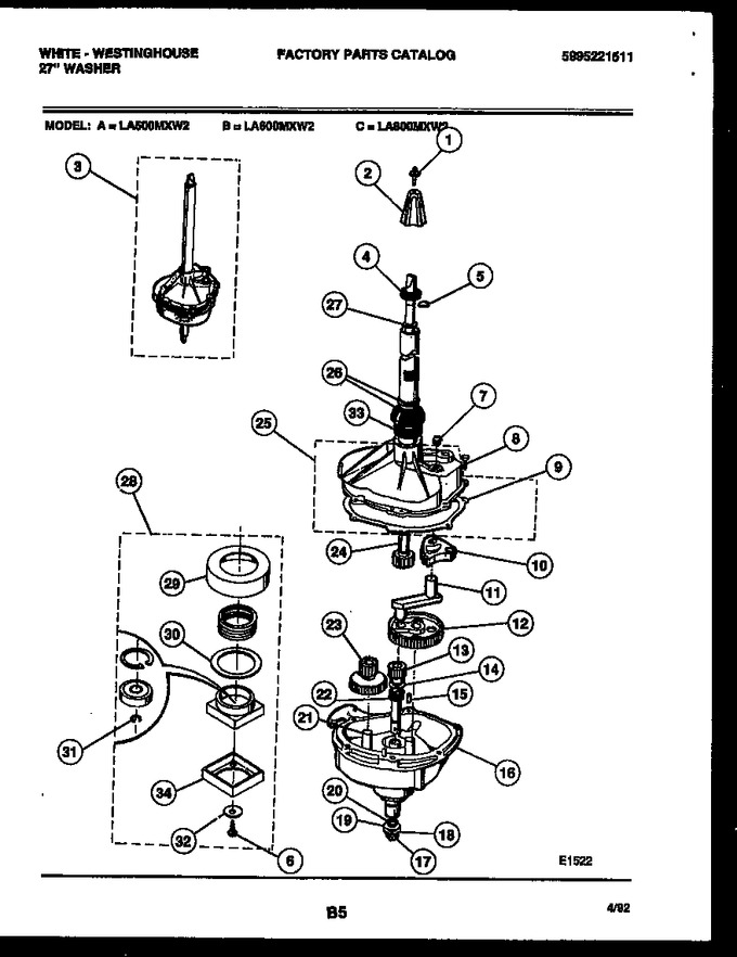 Diagram for LA500MXW2
