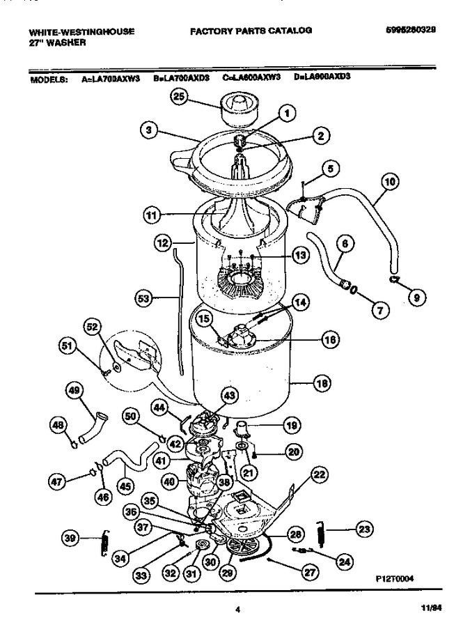 Diagram for LA700AXD3