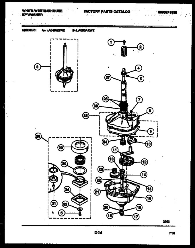 Diagram for LA650AXD2
