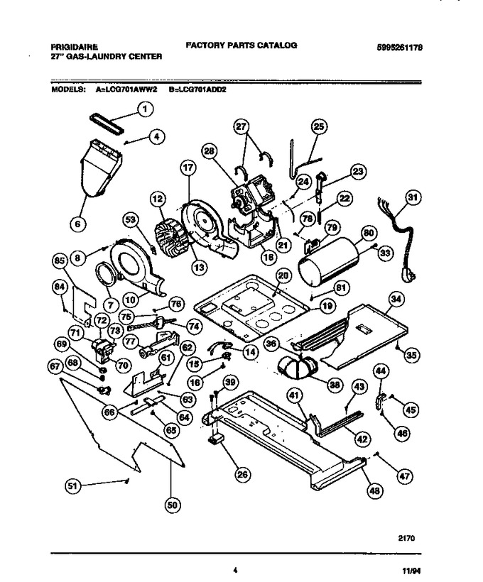 Diagram for LCG701AWW2