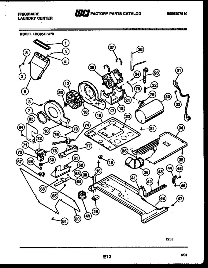 Diagram for LCG851LW0