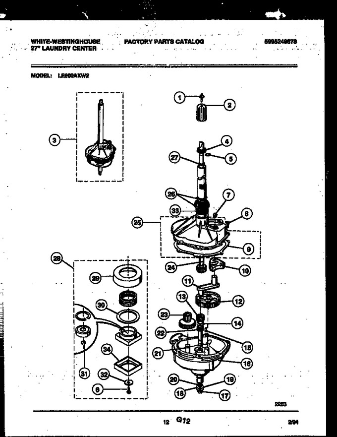 Diagram for LE600AXW2