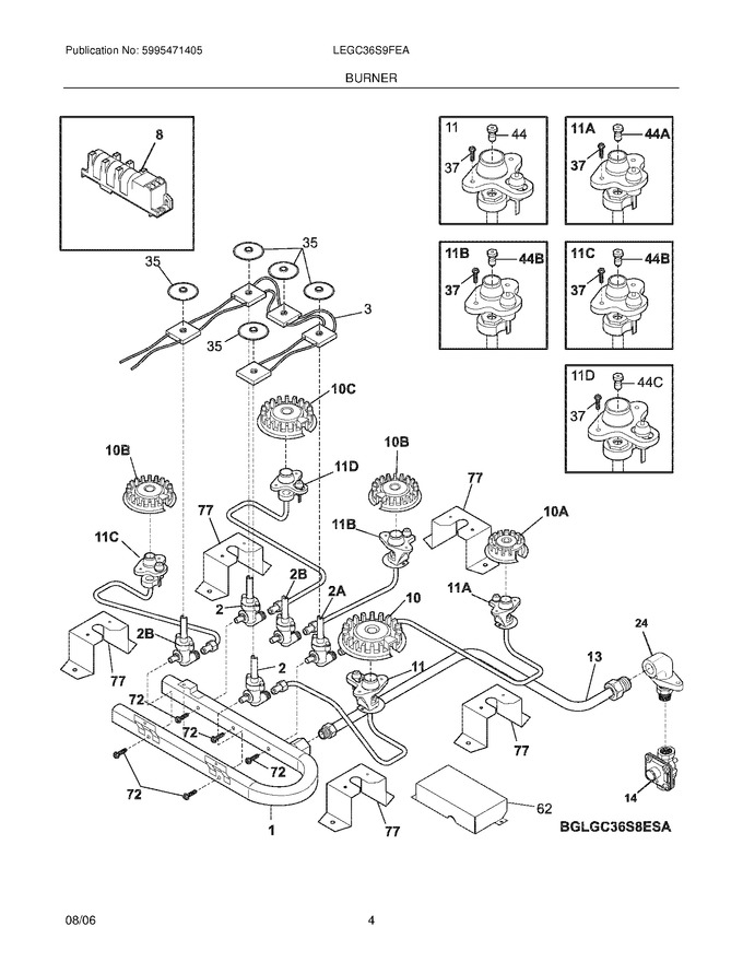 Diagram for LEGC36S9FEA