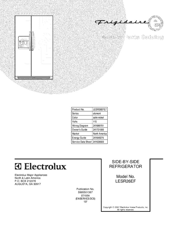 Diagram for LESR26EFE7