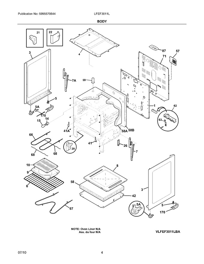 Diagram for LFEF3011LBA
