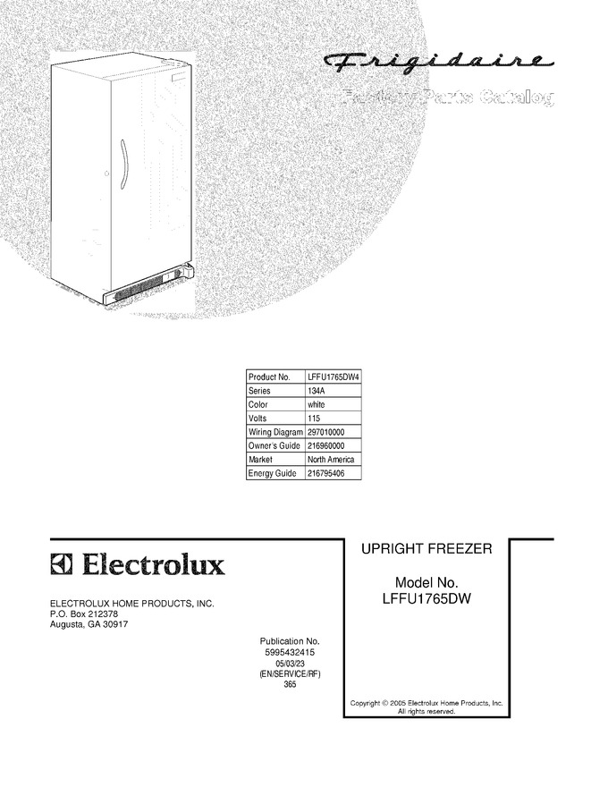 Diagram for LFFU1765DW4