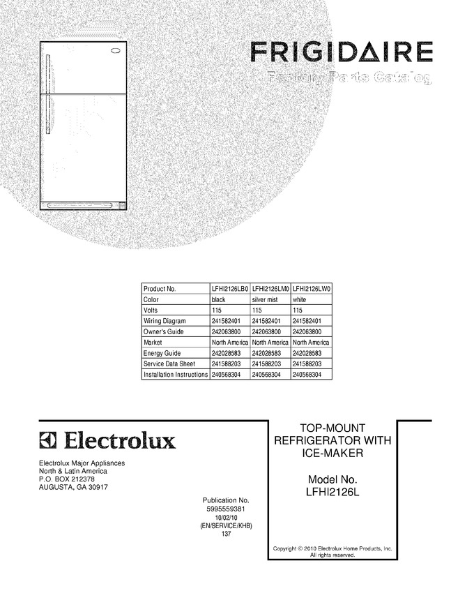 Diagram for LFHI2126LW0