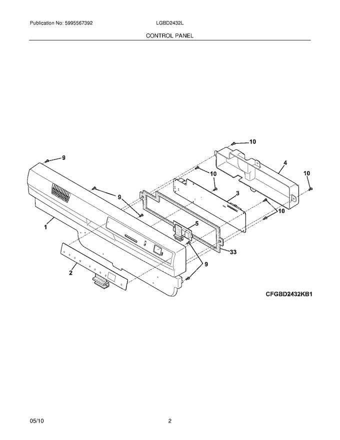 Diagram for LGBD2432LW0A