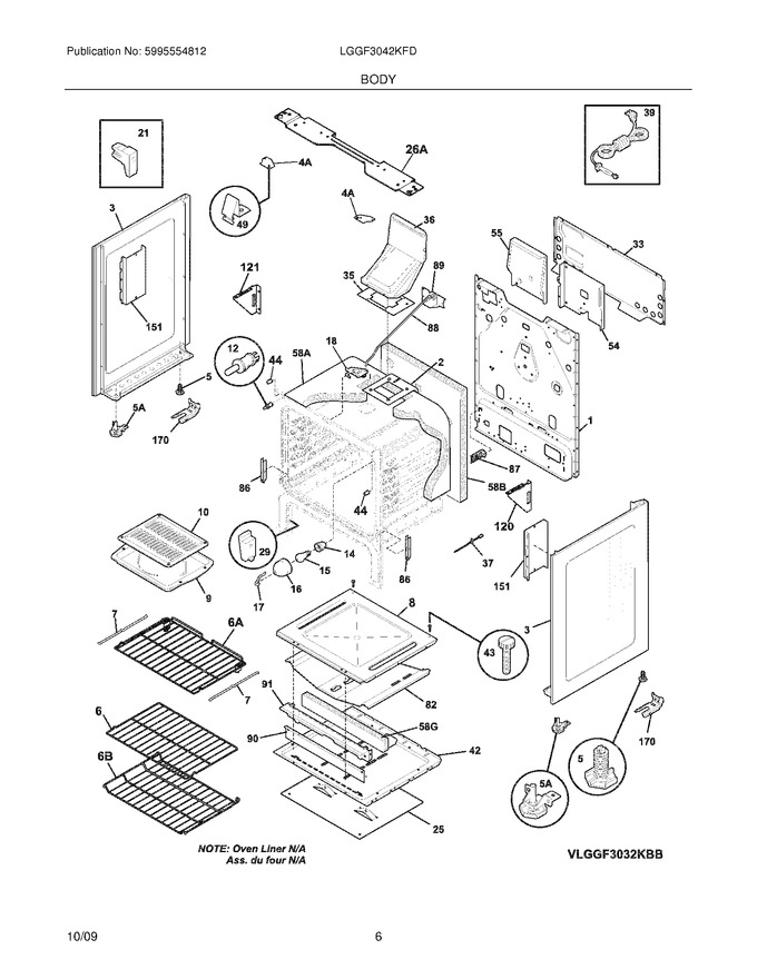 Diagram for LGGF3042KFD