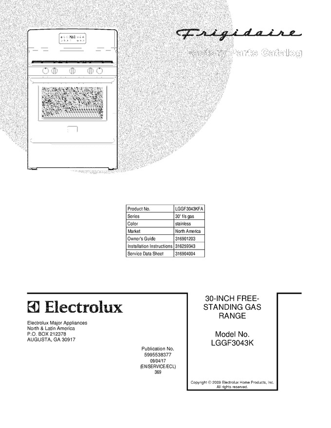 Diagram for LGGF3043KFA