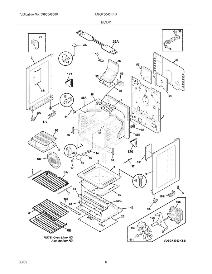Diagram for LGGF3043KFB
