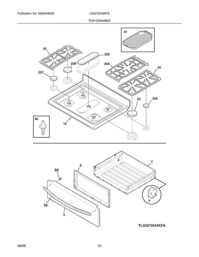 Diagram for LGGF3043KFB