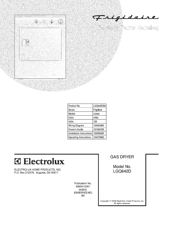 Diagram for LGQ642DS0