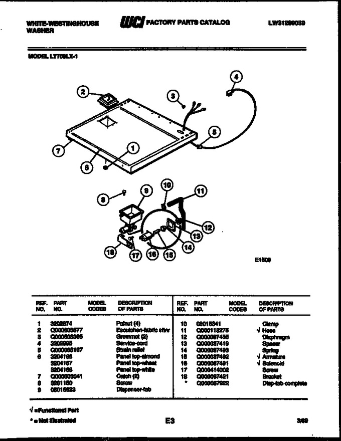 Diagram for LT700LXW1