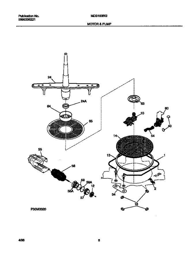 Diagram for MDB100RGW0