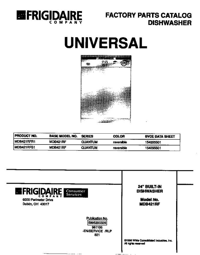 Diagram for MDB421RFR1