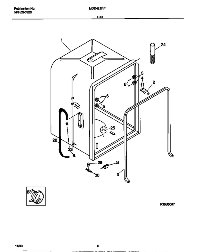 Diagram for MDB421RFR1