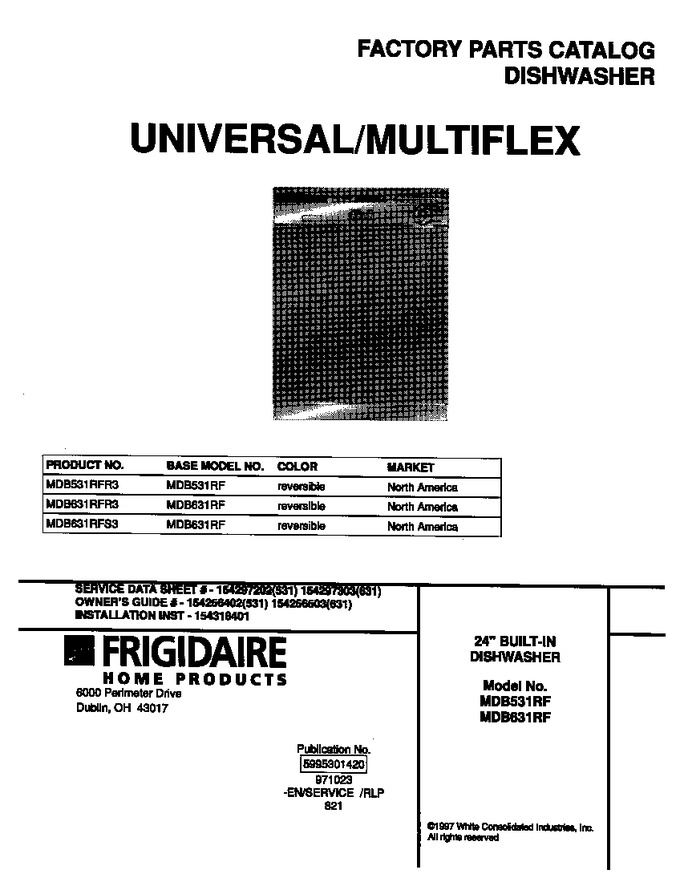 Diagram for MDB531RFR3