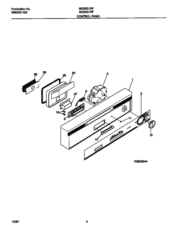 Diagram for MDB631RFR3