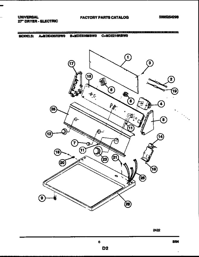 Diagram for MDE316RBD0