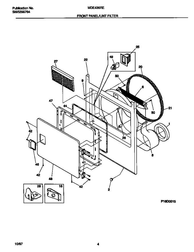 Diagram for MDE436REW1