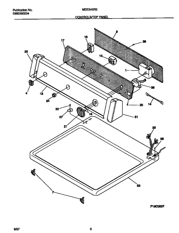 Diagram for MDE546REW1