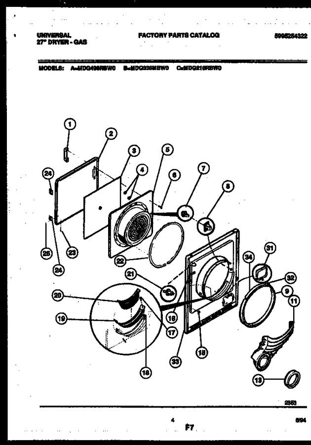 Diagram for MDG216RBWD0