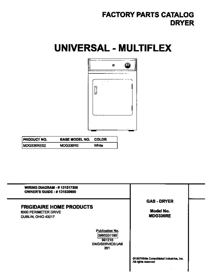 Diagram for MDG336RES2
