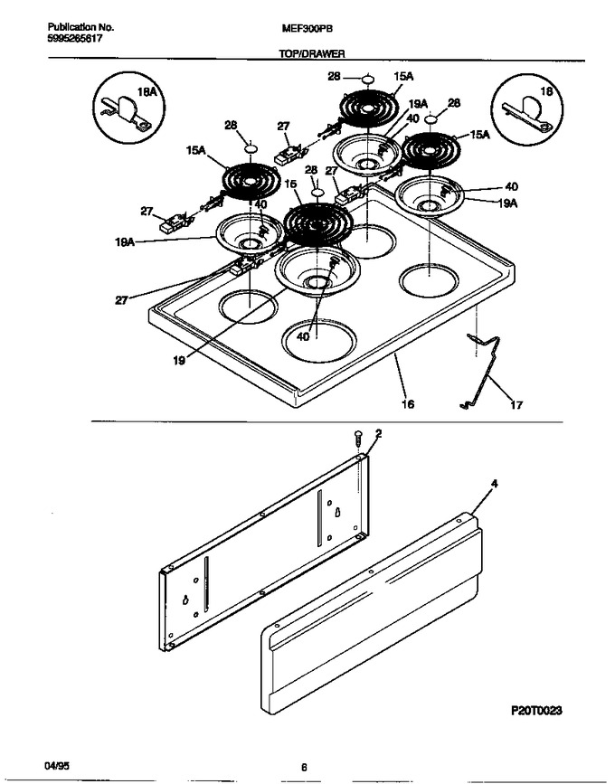 Diagram for MEF300PBWB