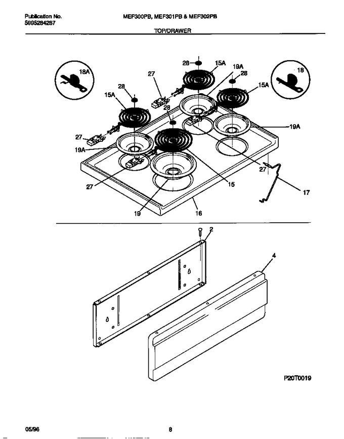 Diagram for MEF300PBWD