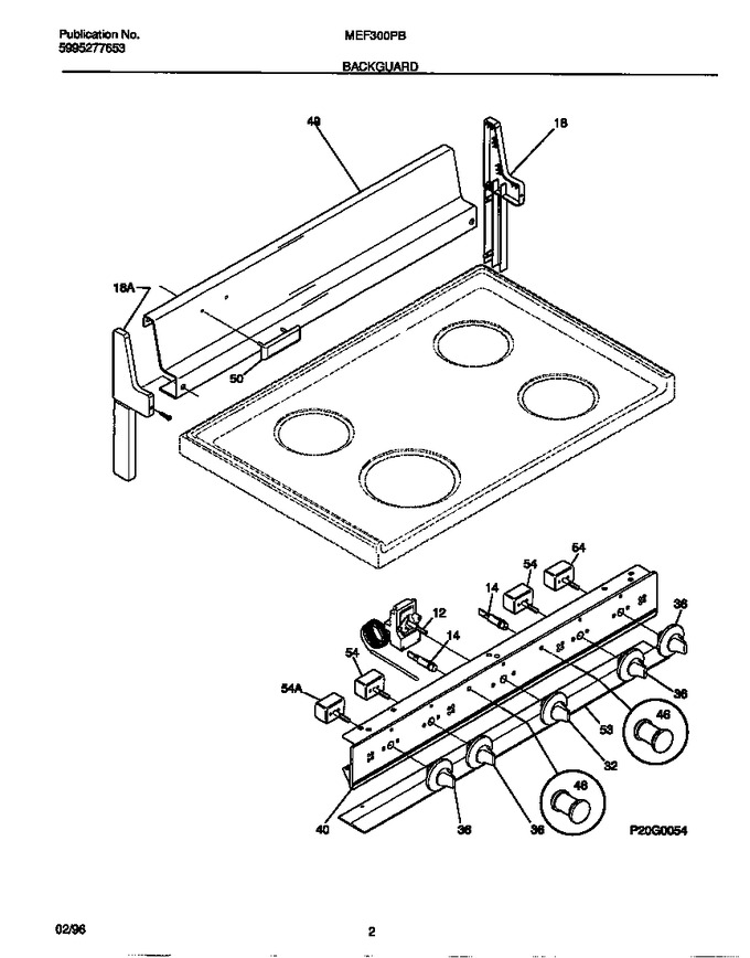 Diagram for MEF300PBWF