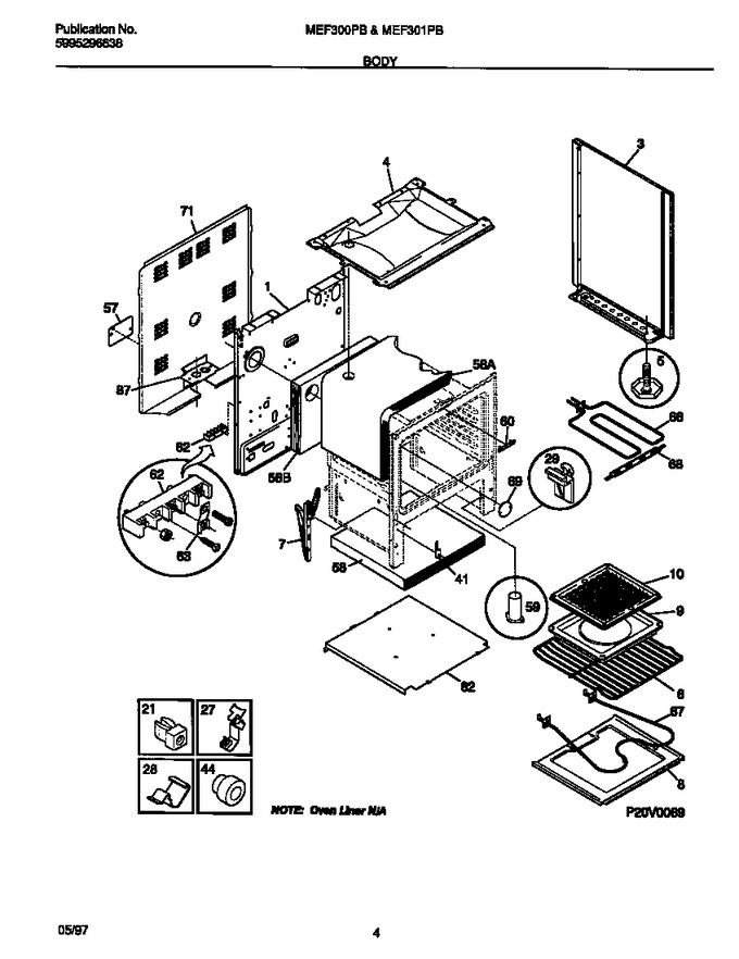 Diagram for MEF300PBDH